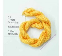 Шёлковое мулине Dinky-Dyes S-049 Tropic Sunshine